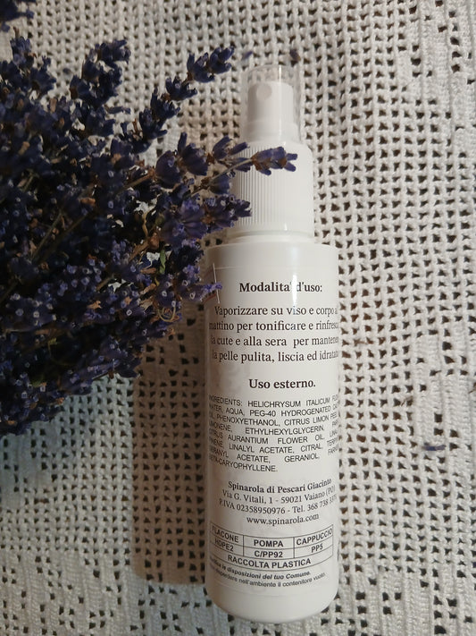 Acqua profumata elicriso e neroli