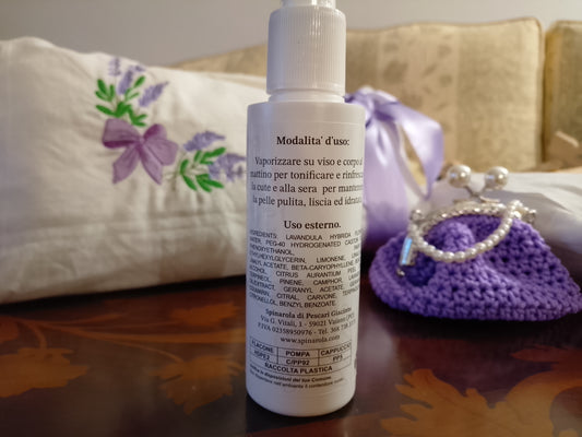 Acqua profumata lavanda, arancio e vaniglia